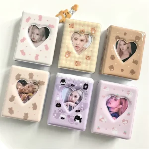 Custom Korean Idol Photocard Collection Slip-In Photo Album, 4×6 Inch