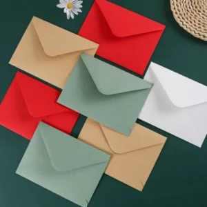 Custom Kraft Paper Envelopes, 110gsm, 120gsm, 130gsm, for Small Business