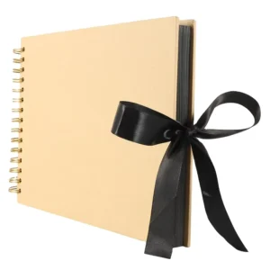 Custom Kraft Paper Hardcover Baby Photo Album DIY Scrapbook for Anniversaries