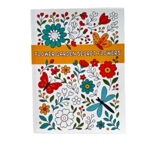 Custom Laminated 40-Sheet Art Coloring Booklets for Adults and Children