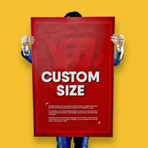 Custom Laminated Poster Printing A1 A2 A3 A4 Wall Art Personalizado Advertising Stick Posters