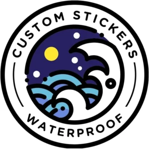 Custom Laminated Waterproof Vinyl Decals 25-150 Set Size Options Decorative Labels Personalized Waterproof Stickers