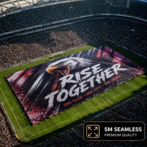 Custom Large Crowd-Surfer Polyester Banner Flag for Football Sports Events