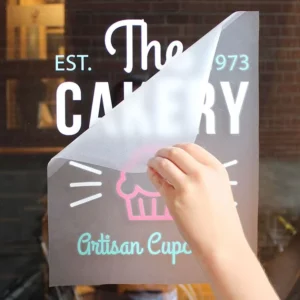 Custom Large Decal Window Stickers for Business and Storefront Logo Window Wrap