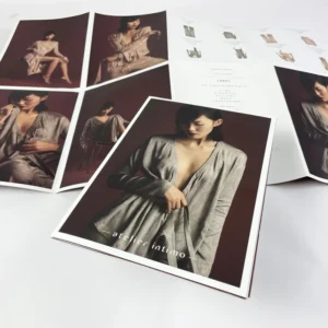 Custom Large Foldout Brochure Map Fold Design Lingerie Poster High Quality Offset Printing Fancy Paper Cardboard Kraft Paper