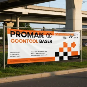 Custom Large Format Vinyl Banner with Metal Eyelets, Waterproof