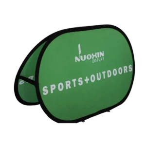 Custom Large Oval Horizontal Pop-Up Frame Outdoor Banner