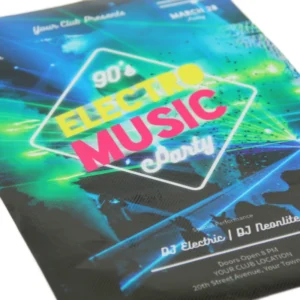 Custom Large-Size A0 A2 A3 Wall Poster Printing, Newsprint Fancy Duplex Board, Letterpress Embossing