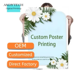 Custom Large Size Film-Laminated CMYK Color Photo Movie Music Advertising Poster