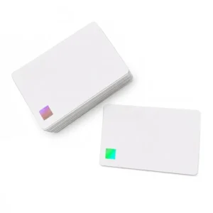 Custom Laser Anti-counterfeiting Hologram Printing PVC White Card with MIFARE Classic 1K S50 Chip for Membership Card