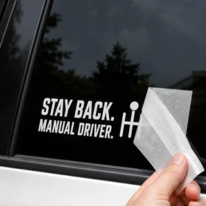 Custom Laser Cut Auto Decals UV Coated Vinyl Window Stickers for Advertising