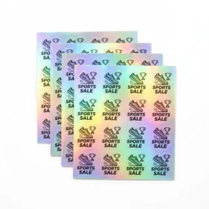 Custom Laser Film Kiss-Cut Sticker Sheets Decals