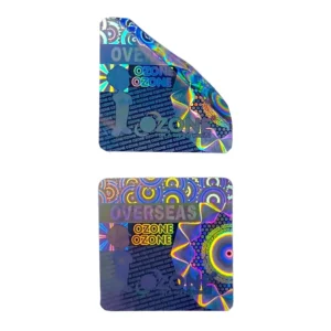 Custom Laser Holographic Authenticity Seal Stickers Roll for Medicine Packaging