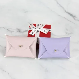 Custom Leather Jewelry Packaging Pouch for Necklaces and Bracelets, Envelope Style Storage Bag