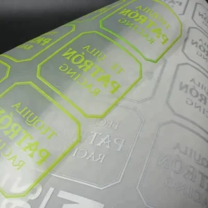 Custom Letter, Name, and Logo Screen-Printed Silicone Heat Transfer Garment Labels