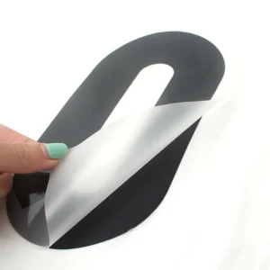 Custom Letter and Number Stretch Plastisol Heat Transfer Sticker Labels for Sportswear