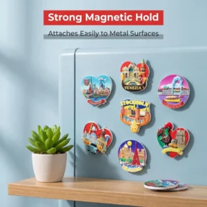 Custom Logo 3D Resin Tourism Souvenir City Refrigerator Sticker Home Decoration Fridge Magnet