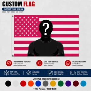 Custom Logo 3X5 Ft Digital Printed Banner with Eyelets, Double or Single Sided