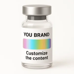 Custom Logo 3ml Vial Adhesive Vinyl Hologram Waterproof Packaging Labels