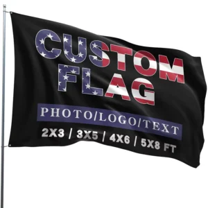 Custom Logo 3×5 Feet Team Sports Event Outdoor Banner Flag Polyester Nylon Dye Sublimation Printed