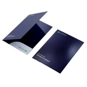 Custom Logo A4 A5 Size Kraft Cardboard Embossed File Folding Brochure Factory Price Presentation Pocket Daily Use Durable