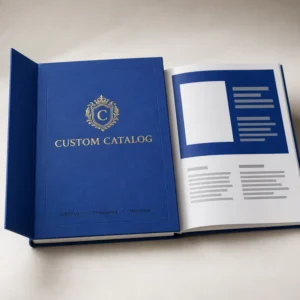 Custom Logo A5 Catalogue Brochure Flyer Printing Service with Art Paper and Cardboard Book Options