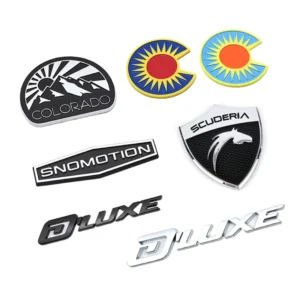 Custom Logo ABS Chrome-Plated Car Emblem Badge Sticker for Auto Grille UV and Weather Resistant