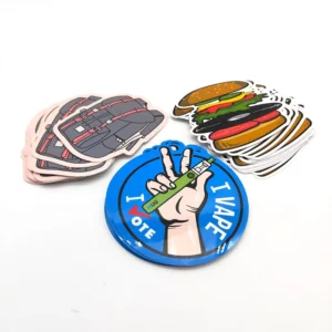 Custom Logo Adhesive Die Cut Holographic Stickers