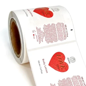 Custom Logo Adhesive Roll Labels for Product Packaging