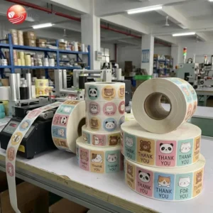 Custom Logo Adhesive Sticker Private Label Durable Waterproof ODM Services