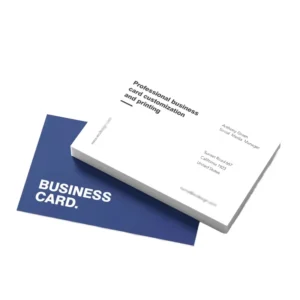 Custom Logo Art Paper Business Cards with Letterpress Printing and Embossing for Networking & Corporate Expansion