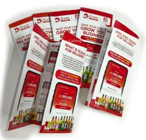Custom Logo Art Paper Tri-Fold Flyer Brochure Printing