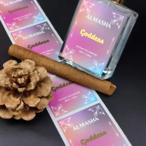 Custom Logo BOPP Matte Self-Adhesive Stickers for Perfume Bottles