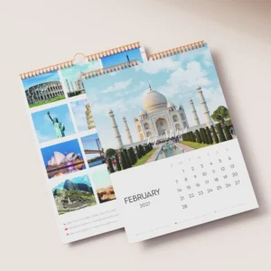 Custom Logo Business Monthly Desk Wall Planner Calendar Promotional OEM Corporate Gift Calendar for Office