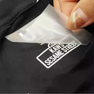 Custom Logo DTF Transfer Print for Black T-Shirts with White Ink