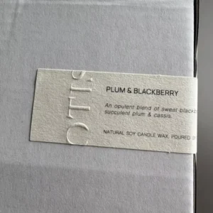 Custom Logo Die-Cut Self-Adhesive Textured Paper Embossed Label Sticker