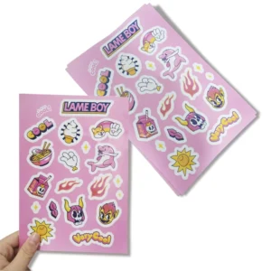 Custom Logo Die-Cut Self-Adhesive Waterproof Vinyl Stickers