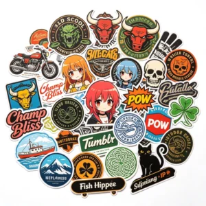 Custom Logo Die-Cut Vinyl Packaging Labels