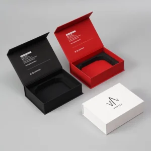 Custom Logo EVA Rigid Cardboard Magnetic Gift Box with EVA Foam Insert