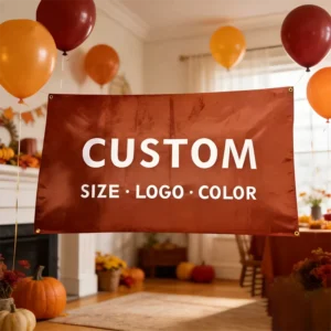 Custom Logo Eco-Friendly Digital-Printed Bright-Color Shaped Party Advertising Posters