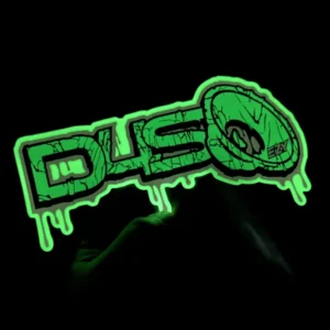 Custom Logo Eco Friendly Removable UV Resistant Waterproof Vinyl Night Glow Luminous Decorative Sticker for Promotional Gifts