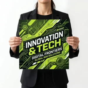 Custom Logo Graphic Design Art Paper Offset Brochure Laminate Surface Finish