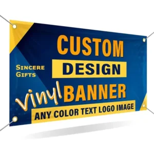 Custom Logo HD UV Digital Print PVC Vinyl Banner Sign Backdrop