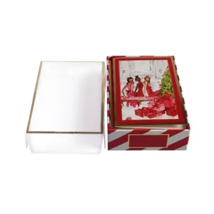 Custom Logo High Quality Recyclable Eco Friendly Luxurious Lid and Base Art Paper Box with Embossing UV Coating for Photo Album