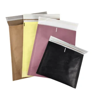 Custom Logo Kraft Paper Honeycomb Bubble Mailer, Compostable, Padded