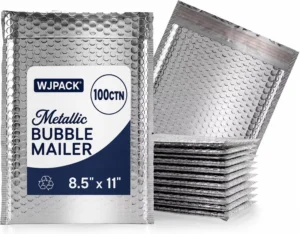 Custom Logo Metallic Bubble Mailer Shipping Bag