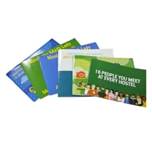 Custom Logo Offset Printed Saddle-Stitched Varnished Manga Anime Booklets Supplier