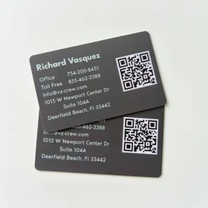 Custom Logo PVC Plastic Business Cards, Offset Printed, Durable Plastic