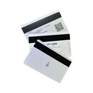 Custom Logo PVC Scratch Voucher Gift Card with Barcode, QR Code, and Magnetic Stripe