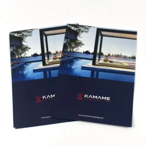 Custom Logo Paper Flyer Brochure, Full-Color Double-Sided Art Paper Printing, Factory Direct